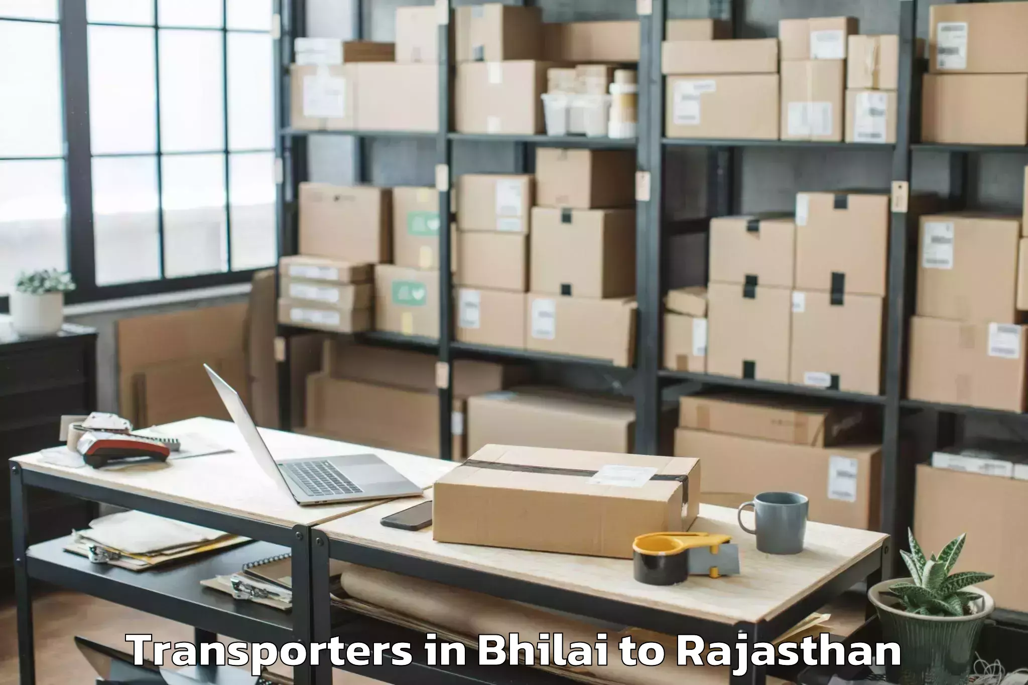 Book Bhilai to Deshnoke Transporters Online